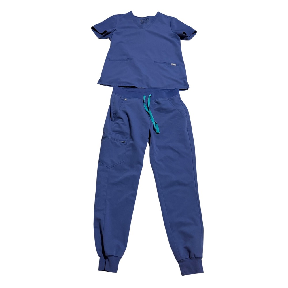 Figs "Big Sky" Lmtd Ed Scrub Set Casma Top S Zamora Joggers S Nurse Workwear